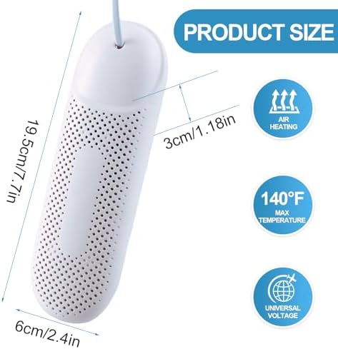 Shoe Dryer, Boot Dryer for Work Boots, Electric Portable Shoe Dryer Warmer for Sneaker Socks Gloves Drying,US Plug (Style A)