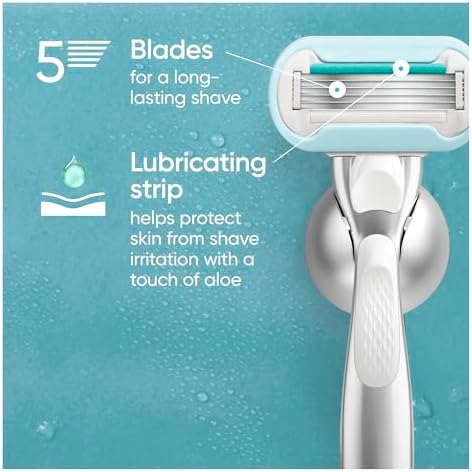 Venus Deluxe Smooth Sensitive Women's Razor Blade Refills, 4 Count, Holiday Gifts for Women