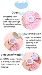 Hot and Cold Reusable Ice Bag for Sport Injuries Ice Pack for Injuries, Hot & Cold Therapy, Teeth Pain Cold Pack, Headaches Cold Ice Bag Hot Cold Therapy for Head Shoulder Back Knee 2PCS
