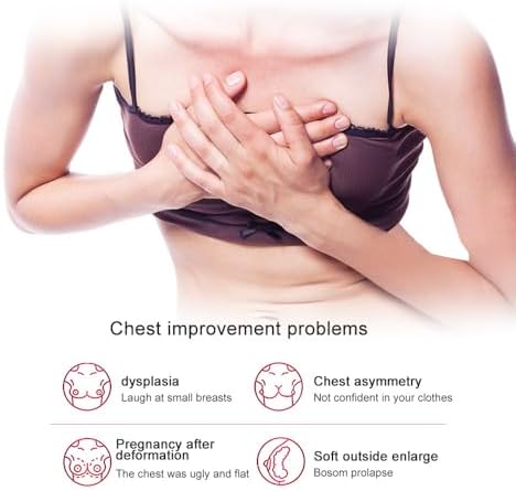 4 Sizes Electric Breast Massager, Breast Massage Enhancement Machine with 2 Modes, 15 Minutes Automatic Stop for Home Breast Care (C13.5cm)