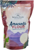 Relative Foods Organic Amaranth Flour – Gluten-Free, High Protein Organic Millet Flour – Amaranth Powder Ideal for Baking, Thickening, Flatbreads & More – 2lb Bag