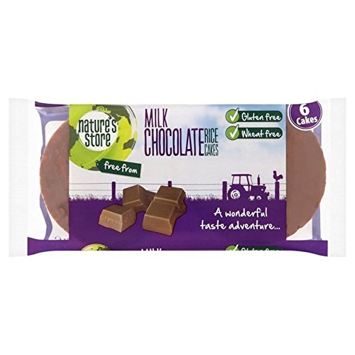Nature's Store Gluten Free Milk Chocolate Rice Cakes 100g (Pack of 2)