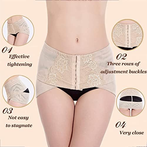 Postpartum Body Sculpting Corset Belt, Hip Lift Pelvis Correction Belt, Suitable for Female Postpartum Correction of Physical Recovery (Skin Tone-Medium
