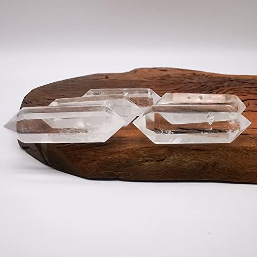Clear Quartz Crystals Wand Natural Crystals and Healing Stones Large Clear Quartz Crystal Hexagonal Points Crystal Gifts for Women Meditation Divination Reiki Energy