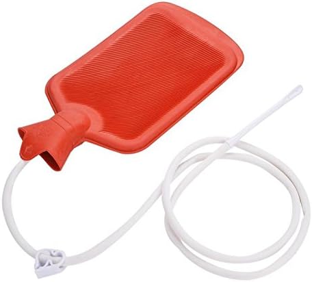 Rubber Enema Bag Kit for Colon Cleanse for Women Anal Douche Bag Enema Cleaner Hot Water Bottle (2 Quart)