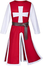 TOKYO REVENGERS Medieval Renaissance Crusader Knight Tunic Templar Robe Halloween Cosplay Warrior Costume Mask Belt Set