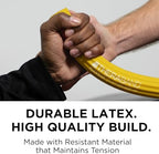 THERABAND FlexBar Resistance Bar, Extra Light, Yellow Flex Therapy Bar for Physical Therapy, Wrist & Forearm Exercise Equipment, Non Slip Grip, Compact Design