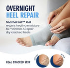 Dr. Frederick's Original Moisturizing Heel Socks for Dry Cracked Heels Treatment - Infused with Olive Oil, Jojoba Oil and Vitamin E - 2 Pairs - Self Care Gifts for Women & Men - Original Formula