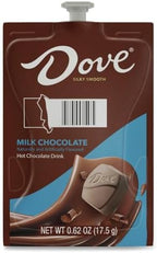 Dove Hot Chocolate Freshpack Milk Chocolate 0.66 oz Pouch 72/Carton