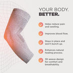 Incrediwear Elbow Sleeve – Elbow Brace for Elbow Support, Joint Pain Relief, Inflammation Relief, and Circulation, Tendonitis, Golf and Tennis Elbow Brace for Women and Men