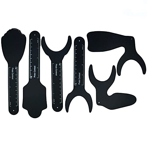 6 Pcs Dental Contraster Intraoral Photographic Black Background Board Photo Contrast Kit Palatal Photography