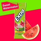EXTRA Gum Watermelon, Sugar Free Chewing Gum, 15 ct (3 Pack)