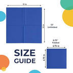 Dark Blue Napkins Disposable Everyday 300 Pcs 2 Ply Dark Blue Dinner Napkins Bulk For Parties & Party Supplies