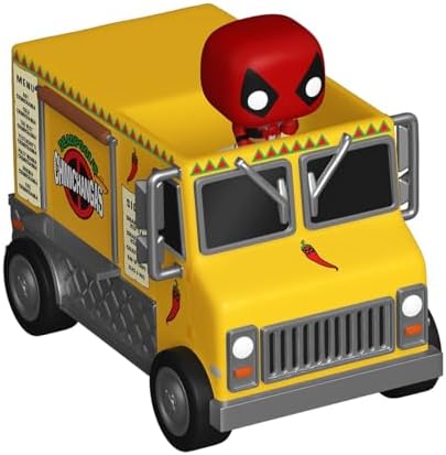 Funko Bitty Pop! Ride: Marvel - Deadpool and Chimichanga Truck - Collectable Vinyl Figure - Gift Idea - Official Merchandise - Toys for Kids & Adults - for Collectors and Display