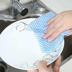 Disposable Cleaning Towels, 50 Count/Roll, Non-woven Fabric, Quick-Dry, Soft, Multicolor
