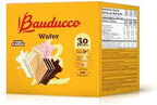 Bauducco Wafer Single-Serve Box – Crispy Wafers in Chocolate, Vanilla, and Strawberry Flavors, 42.3 oz (30-Pack)