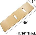 Rehabilitation Advantage Durable Birchwood Transfer Board, 40" Long, Wood