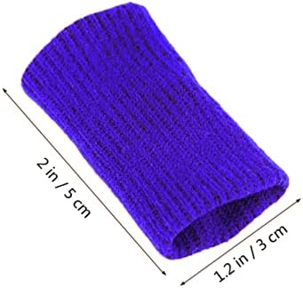 Didiseaon Finger Sleeve Support Brace 20pcs Gel Finger Protectors Breathable Elastic Thumb Guard for Sports for Basketball Tennis