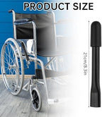 Brake Extenders for Wheelchair, 2PCS Handle Extension, Transport Chair Assistive Devices for Heavy Reclining Wheelchair (Black, 6.7 Inch)