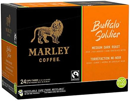 Marley Coffee, Buffalo Soldier, 96 Count Single Serve Cups