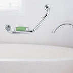 Stainless Steel Bathtub Grab Bar, Tub Shower Handle 19 Inch Grab Bars for Bathtubs and Showers with Soap Dish Steady Handle for Balance