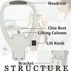 Vision Training Forehead Bracket,Chin Rest Forehead Support Optometry Accessories,Lifting Chin Bracket,Optometry Equipment Accessories,with Adjustment Height-
