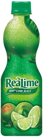 ReaLime 100% Lime Juice, 8 Fluid Ounce Bottle