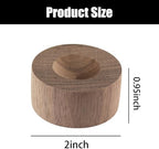 2 PCS Wooden Essential Oil Diffuser - Walnut Wood Aromatherapy Diffuser, Small Cylinder Design for Home, Office, Car, Wardrobe, Yoga Hall, and SPA