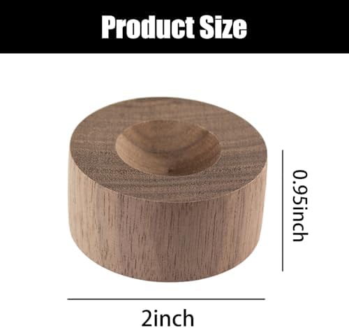 2 PCS Wooden Essential Oil Diffuser - Walnut Wood Aromatherapy Diffuser, Small Cylinder Design for Home, Office, Car, Wardrobe, Yoga Hall, and SPA