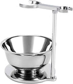 SANWA Deluxe Shaving Kit for Men,Stainless Steel Shaving Razor&Brush Stand Holder Soap Bowl Shave Brush Kit,Boyfriend Husband Dad Birthday Fathers Day for Him