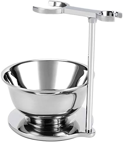 SANWA Deluxe Shaving Kit for Men,Stainless Steel Shaving Razor&Brush Stand Holder Soap Bowl Shave Brush Kit,Boyfriend Husband Dad Birthday Fathers Day for Him