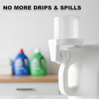 Laundry Detergent Cup Holder with Drain Caddy for Gain | No-Drip Laundry Cup Catcher, Anti-Spill Organizer | Saves Liquid Detergent with Return Flow and Easy Attach (1)