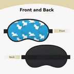 Westie Dogs Pattern Sleep Eye Mask Blindfold for Women Men Travel Work Meditation Yoga