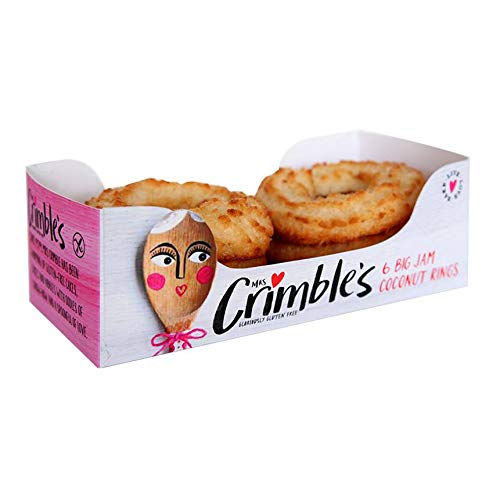Mrs Crimble's Jam Coconut Rings (6 per pack - 240g)