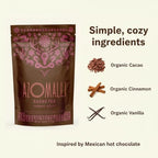 Mayan Elixir Organic Cacao Shell Tea, 15 Pyramid Sachets, Naturally Caffeine-Free, Antioxidant-Rich Herbal Tea, Non-GMO, Vegan, Non-Toxic, Food-Grade Sachets.