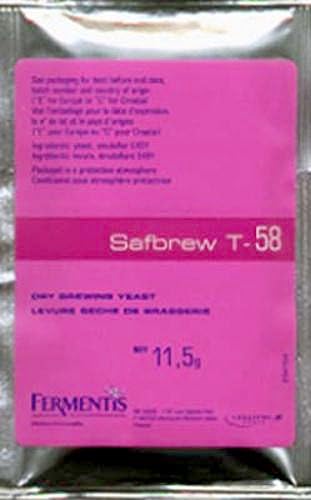 Safbrew T-58 Ale Yeast, 11.5g - 10-Pack