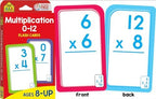 School Zone Get Ready Flash Cards Multiplication & Division 2-Pack: 112 Math Cards, 3rd & 4th Grade, Multiplication 0–12, Division 0–12, Build Speed, Accuracy & Math Confidence, Ages 8+