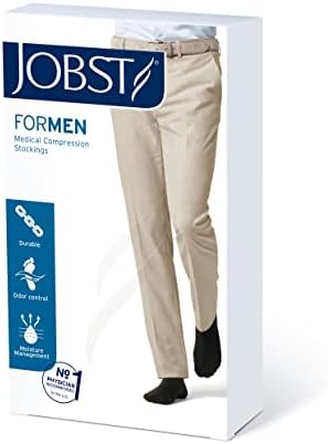 Jobst For Men Medical Legwear, Large, 15-20 mmHg, Knee High