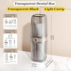 Toothbrush Travel Case, Portable Travel Toothbrush Holder, Multifunctional Dustproof Toothbrush Cover, Suitable for Trip Home Camping Dust-Proof and Sanitary