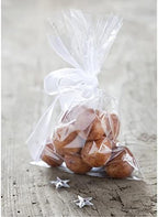 Morepack Cello Cellophane 4x6 Inches Cookie Bags 200 Pcs OPP Plastic Clear Treat Bags with 200 Twist Ties for Gift Wrapping,Packaging Candies,Dessert,Bakery,Chocolate,Party Favors