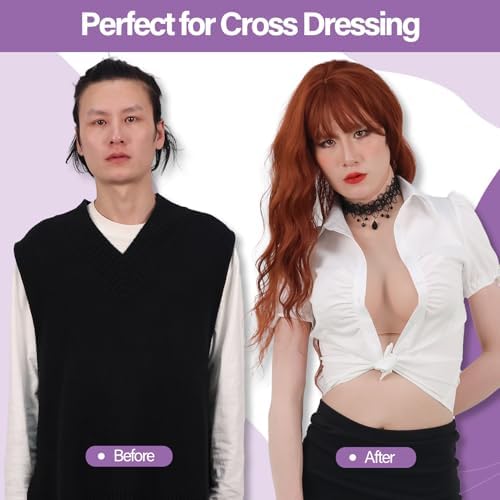 Realistic Silicone Breastplate AA-K Cup Breast Forms for Crossdresser Fake Boobs Drag Costume Mastectomy Prosthesis