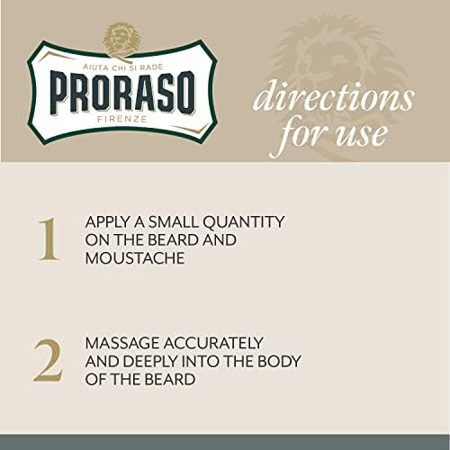 Proraso Beard Balm for Men, Nourish and Soften New Beard Growth and Short Beards
