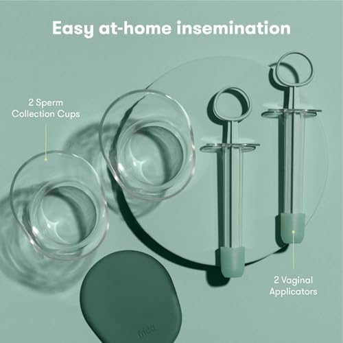 Frida Fertility at-Home Insemination Kit, Developed with Specialists for Conception Support, Easy DIY Insemination for Minimal Sperm Waste & Family Planning, 2 Applicators & 2 Collection Cups