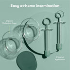 Frida Fertility at-Home Insemination Kit, Developed with Specialists for Conception Support, Easy DIY Insemination for Minimal Sperm Waste & Family Planning, 2 Applicators & 2 Collection Cups