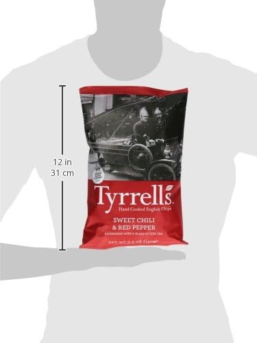 Tyrrell's Crisps, Sweet Chili & Red Pepper, 5.3 Ounce