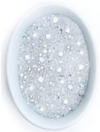 Bakery Bling™ Drenched in Diamonds Glittery Sugar™ - White & Silver Edible Glitter Sprinkles for Desserts & Drinks | Nut-Free, Kosher, Dairy-Free - 3 oz