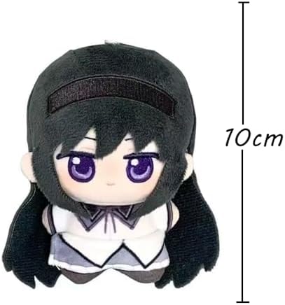 Anime Plush Akemi Homura Figure Soft Stuffed Throw Pendent Figurine Cute Bags Charm Keychain Gifts 10cm