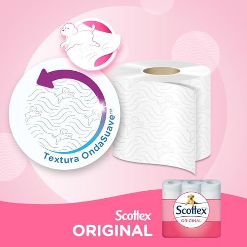 Scottex Original Toilet Paper - 128 Rolls