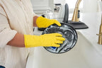 Mr. Clean Large Reusable Latex Gloves, 2 Color, 2 Pairs