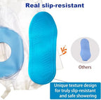 Tideshake Extra Wide Full Leg Cast Cover for Shower after Knee Surgeries with Non-Slip Bottom for Leg Wounds, Bandage, Large Cast, Knee Immobilizer/Brace, Walking Boots, Reusable(39 in. long)